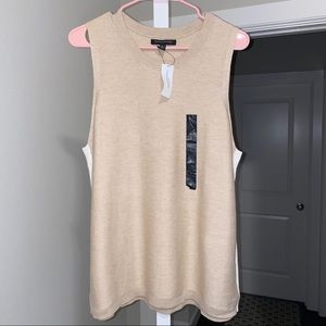 Banana Republic Sleeveless Rib Stripe Sweater